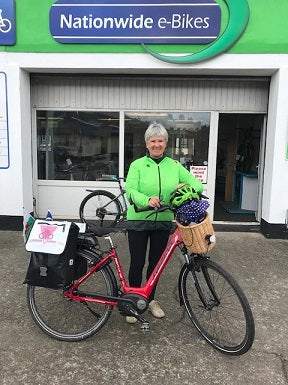 Nationwide eBikes meets Christine Green - Lands End to John O'Groats on an eBike
