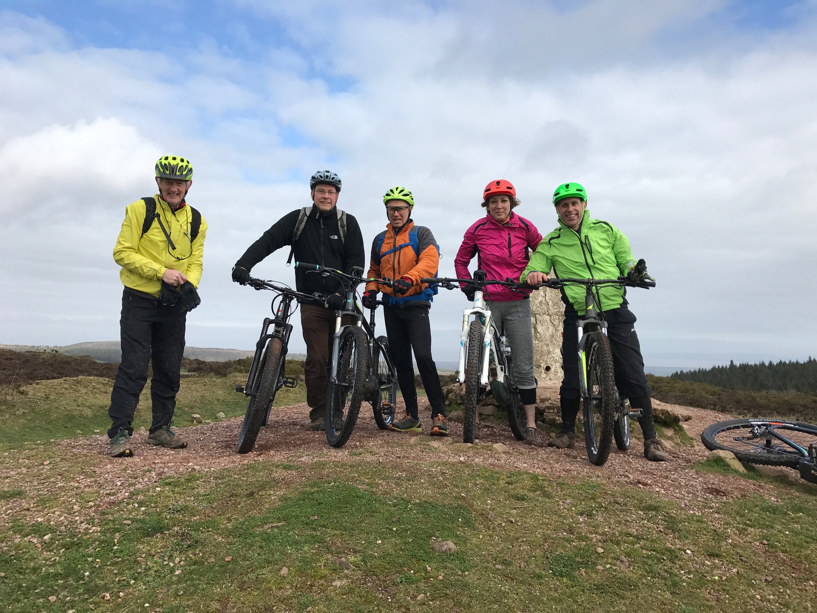 Quantocks on electric bikes