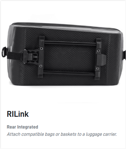 ACID PANNIERS TRUNK 10 RILINK BLACK